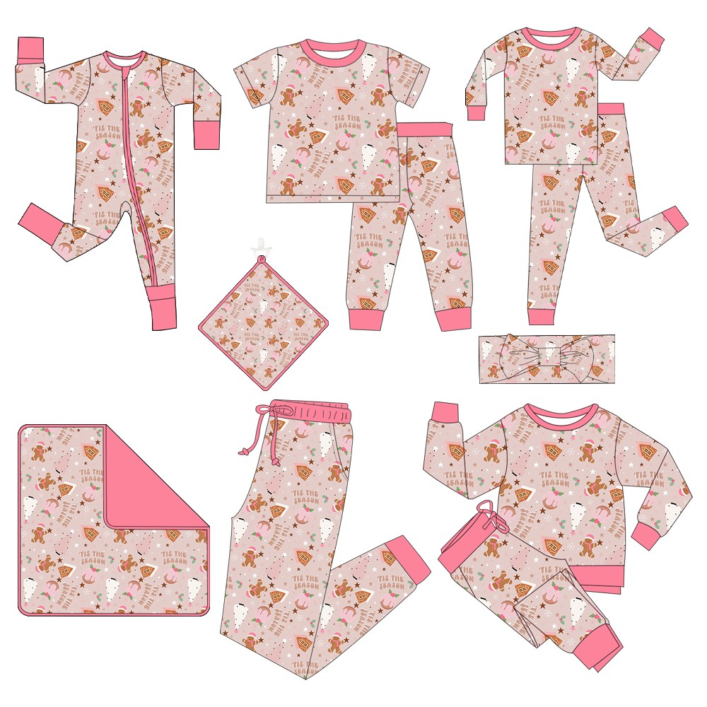 Custom moq 5 each style eta 6-7weeks baby girl clothe long sleeve pant sets 1 and set 2 and short sleeve pants set and pant and romper and blanket-25.7.14
