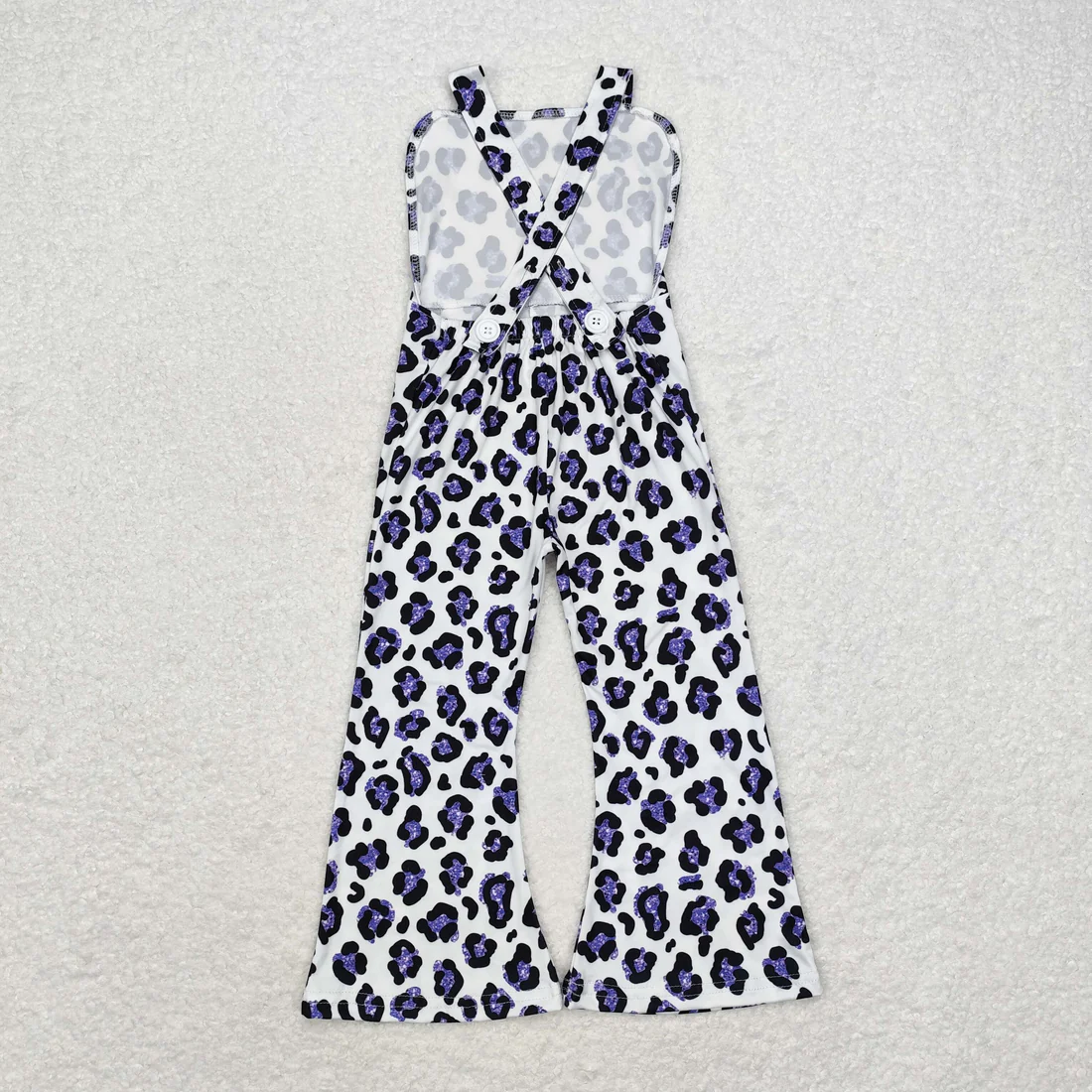 RTS NO MOQ Sibling baby girl clothes matching western suspender jumpsuits