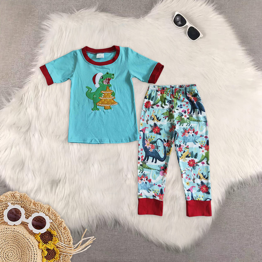 RTS NO MOQ Girls short sleeve pants Sets