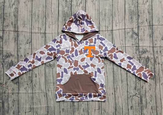 Custom moq 5 mix size milk silk baby boys clothes team camouflage summer hooded long sleeve top-25.11.20