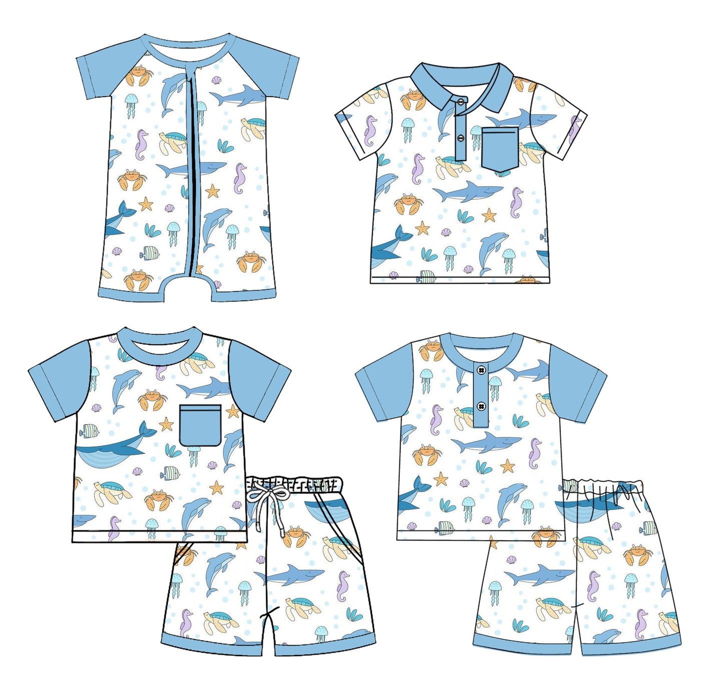 2.27 custom each style moq 5eta 4-6week Sibling Sister baby girl sets 1 and sets 2 and boy rompers and top match family design