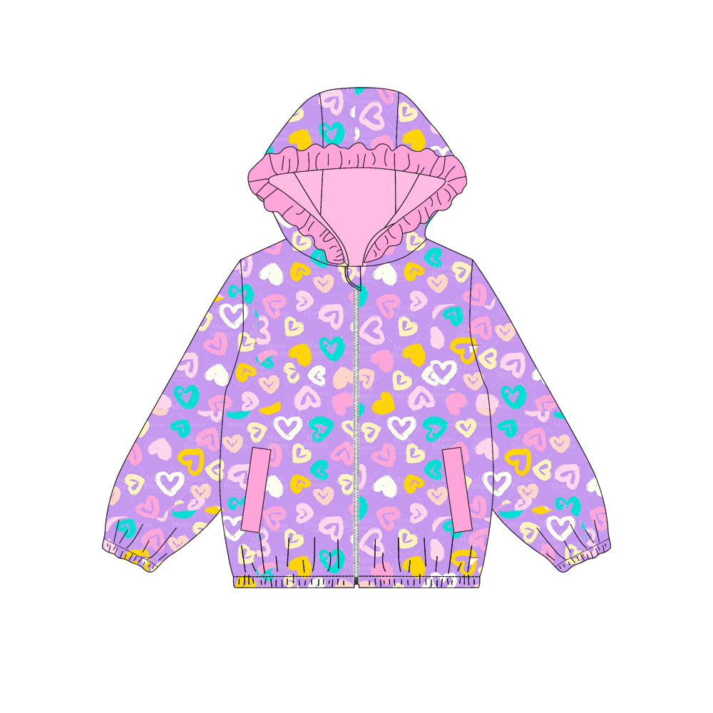 25.9.9 custom each style moq 5eta 4-6week Sibling Sisters baby girl hooded long sleeve top 3 match family design