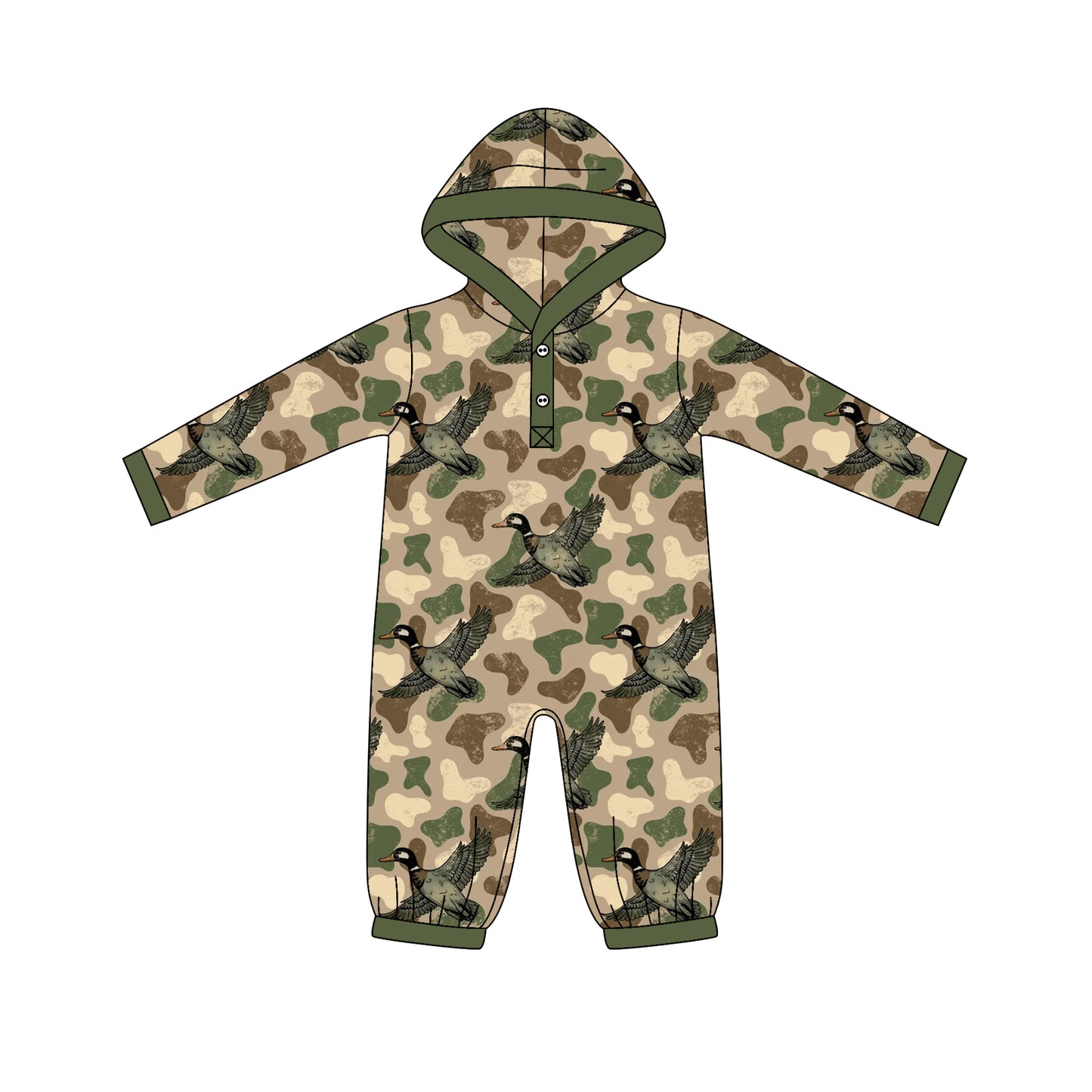 25.9.2 custom each style moq 5eta 4-6week Sibling Sisters camouflage duck baby boy clothes long sleeve pants sets and romper match family design
