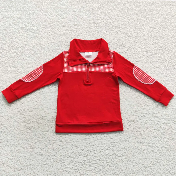 RTS NO MOQ Sibling Baby boy girl clothes pullover long sleeve tops