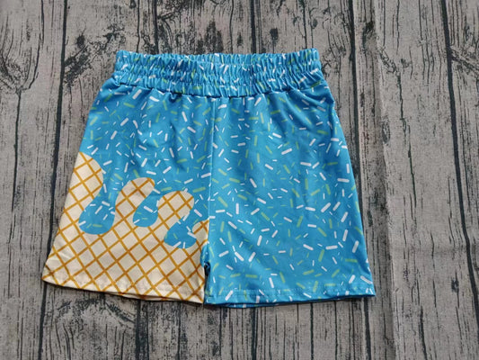Custom moq 3 eta 6-7weeks kids clothes team blue Beach Summer Shorts-25.5.29