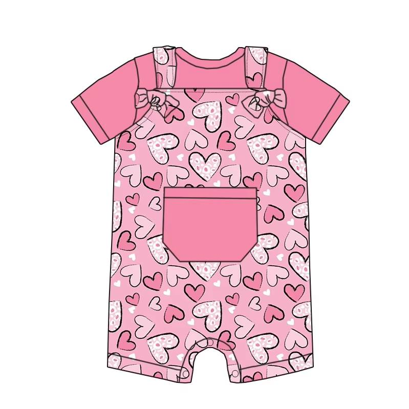 Custom moq 5 each style eta 6-7weeks baby girl clothes short sleeve romper 6-25.7.28