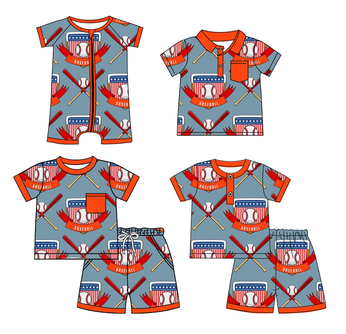 2.27 custom each style moq 5eta 4-6week Sibling Sister baby girl sets 1 and sets 2 and boy rompers and top match family design