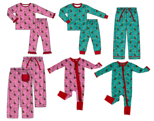 25.5.13 custom each style moq 5eta 4-6week Sibling Sisters Christmas baby girl long sleeve pants sets 1 and sets 2 and adult pants 1 and adult pants 2 and romper 1 and romper 2 match family design