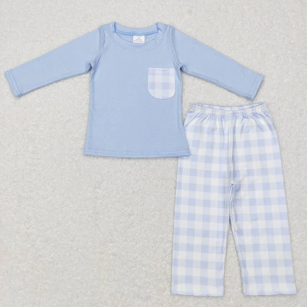RTS NO MOQ Sibling baby girls boys clothes long sleeve pants sets