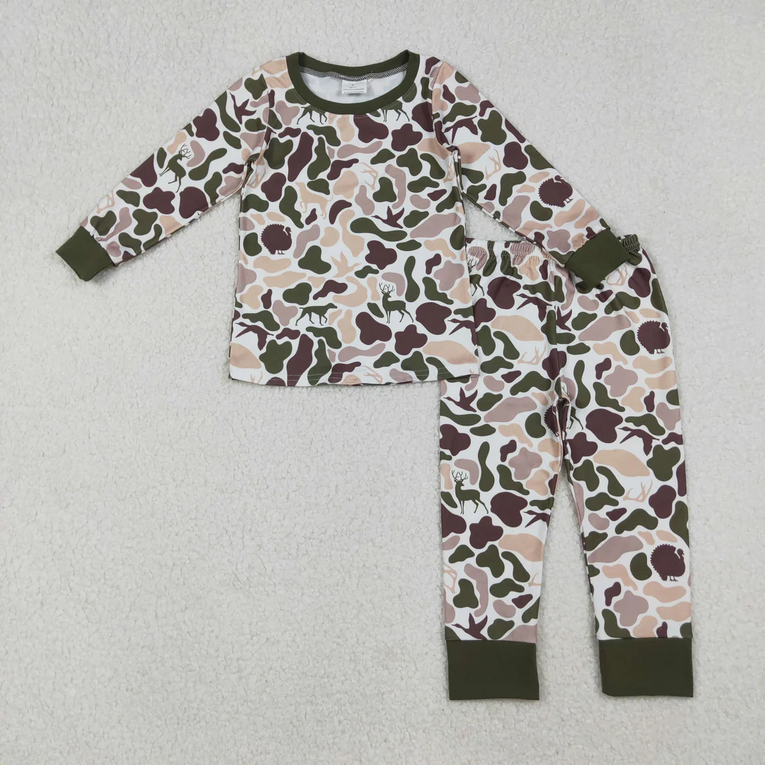 RTS NO MOQ Sibling Baby boy clothes duck long-sleeved pants sets