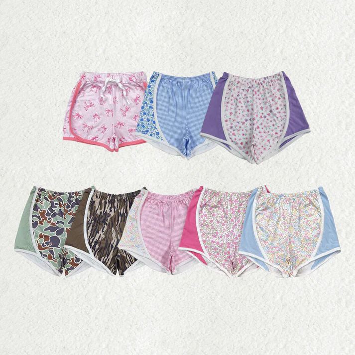 RTS NO MOQ Baby girls clothes Summer Camouflage floral Shorts
