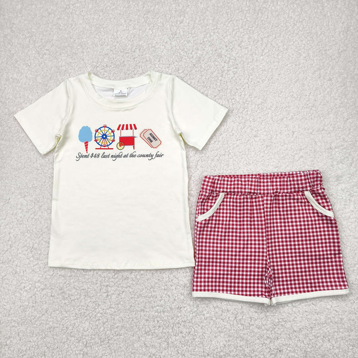 RTS Sibling Match baby boy clothes girls short sleeve shorts sets rompers Series