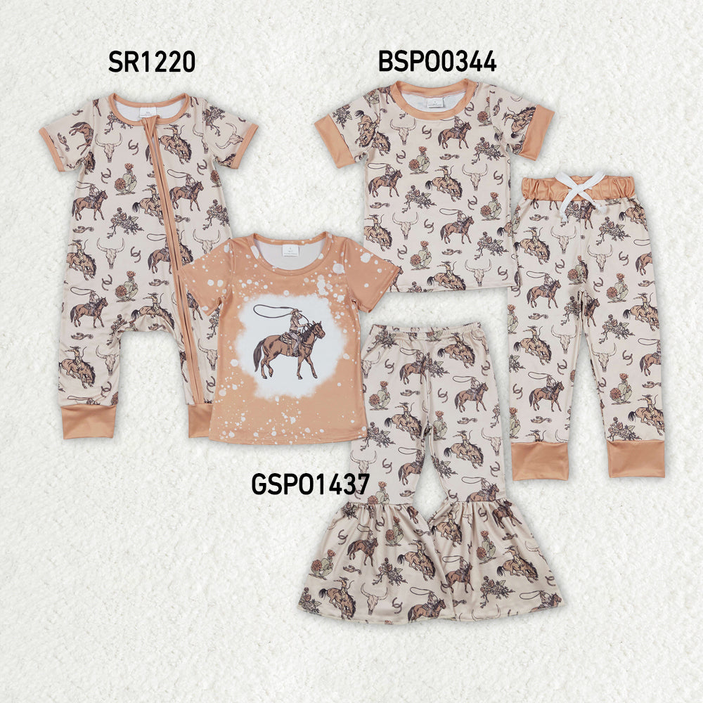 RTS NO MOQ Sibling baby boys girl clothes short sleeve pants sets Rompers Clothes Sets
