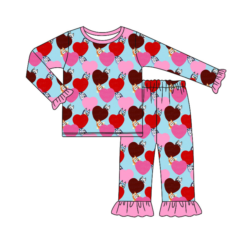 9.7 custom each style moq 5eta 4-6week Sibling Sister love rose red baby girls sets and rompers match family design