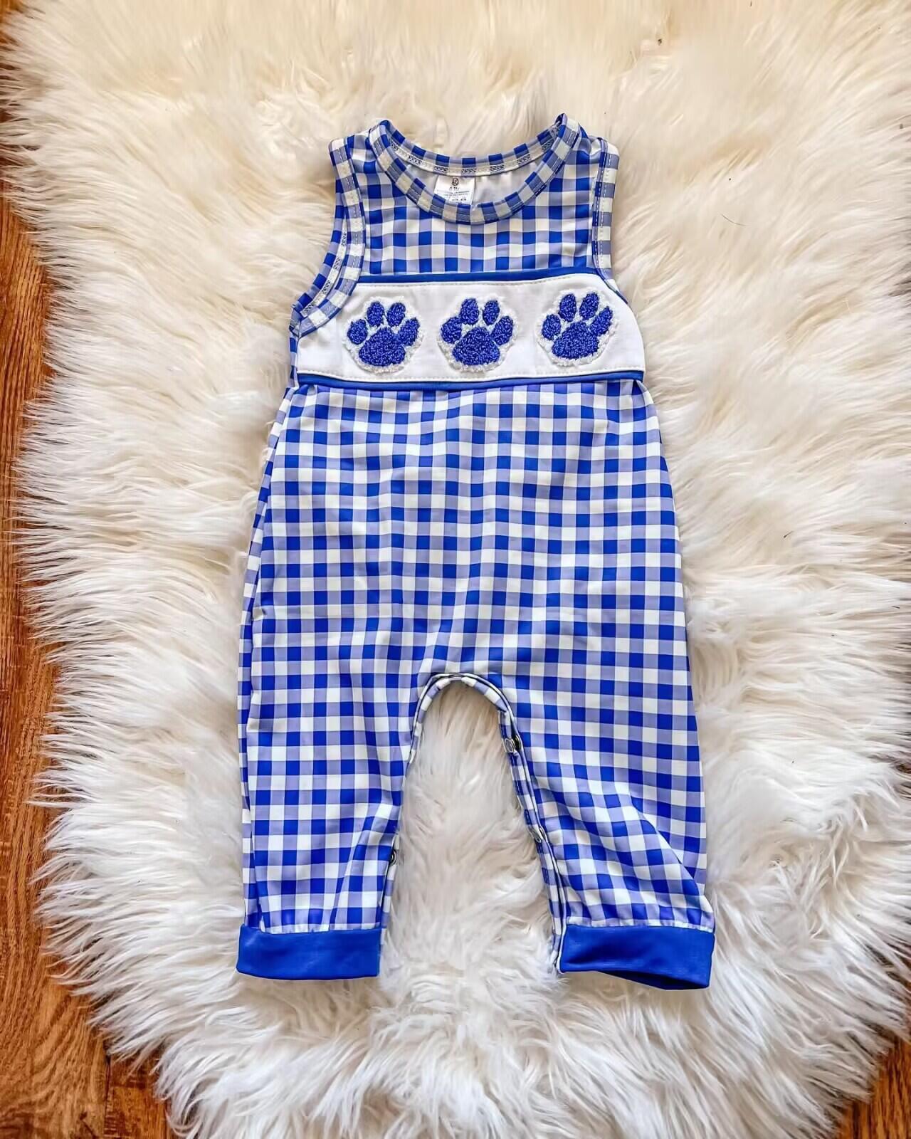 Boys short sleeve romper UK print moq 5