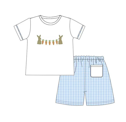 boys embriobery easter sets