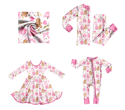 25.8.7 custom each style moq 5eta 4-6week Sibling Sisters Christmas baby girl long sleeve pants sets and dress and rompers match family design