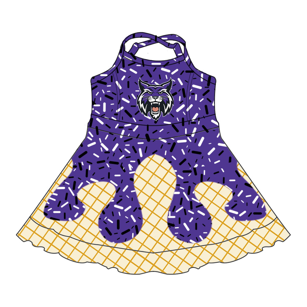 Custom moq 5 mix size milk silk baby girls clothes team purple hooded long sleeve tops and skirt and dress and shorts 1 and shorts 2-25.7.4