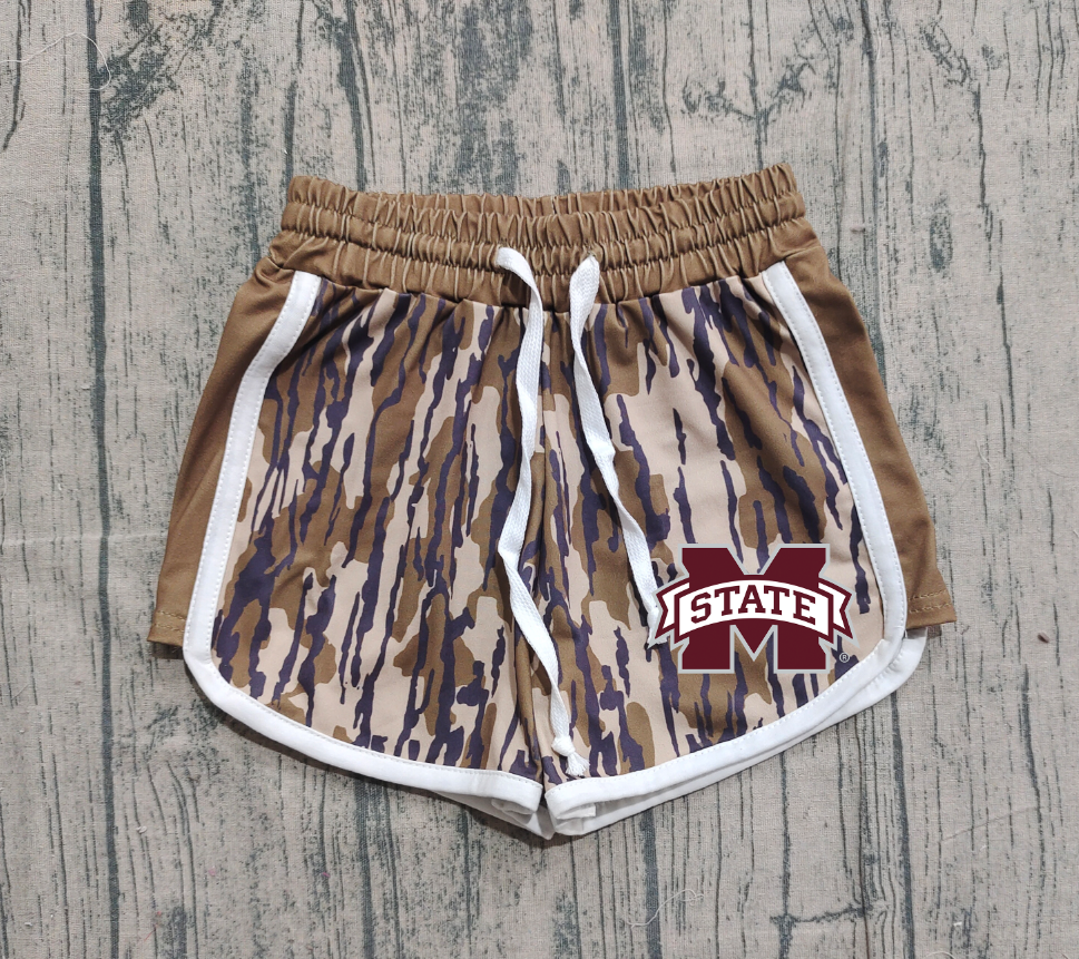 Custom moq 5 mix size milk silk baby kids clothes team camouflage summer shorts-25.11.20