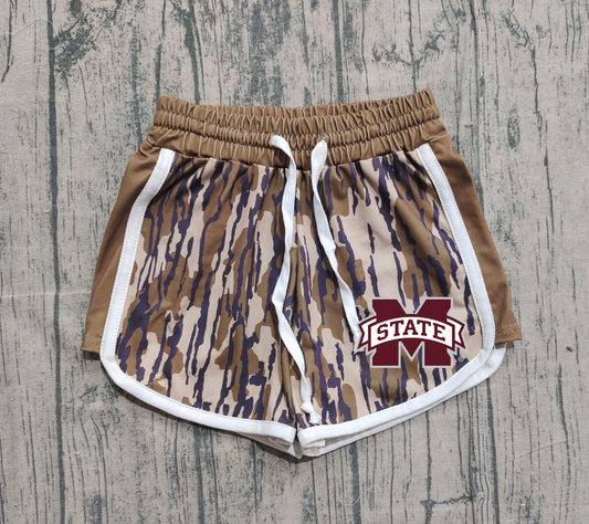 Custom moq 5 mix size milk silk baby kids clothes team camouflage summer shorts-25.11.20