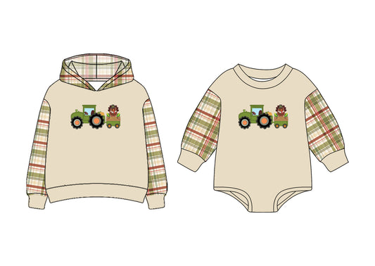 25.7.1 custom each style moq 5eta 4-6week Sibling Sisters baby boy long sleeve romper and top match family design