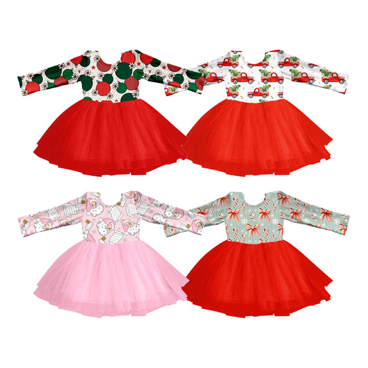 25.6.20 custom each style moq 5eta 4-6week Sibling Sisters baby girl long sleeve dress 1 and dress 4 match family design