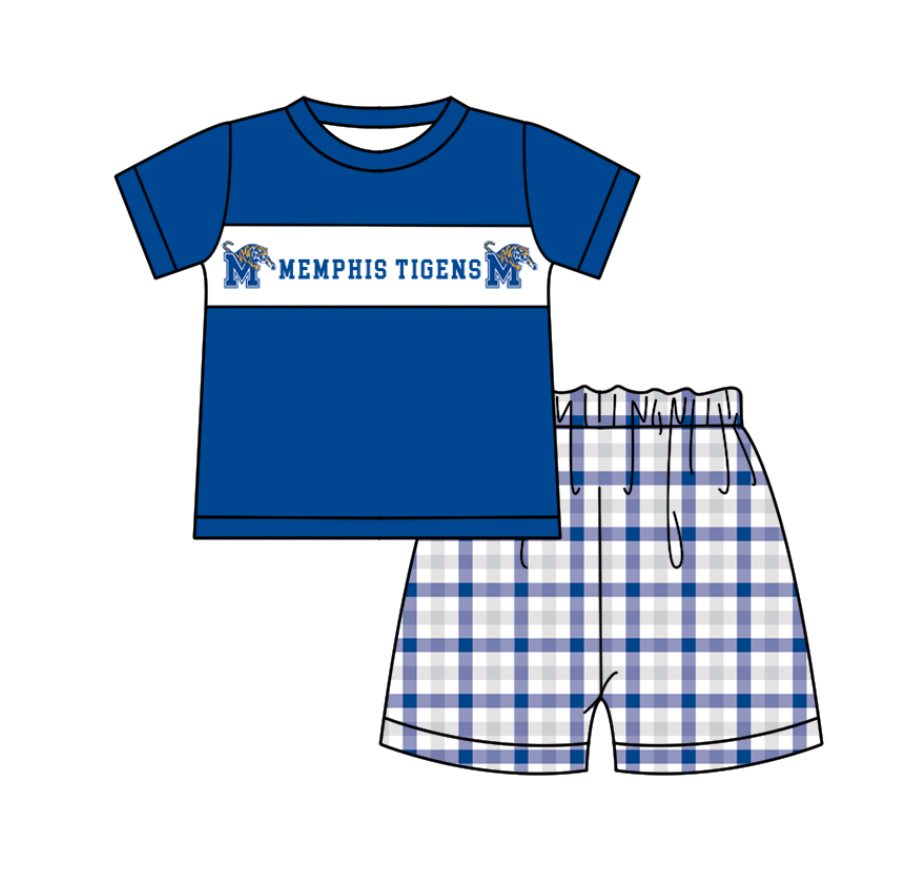 Custom moq 5 mix size milk silk summer teams baby boys girl clothes blue short sleeve shorts sets 2 and brief sets and dress and rompers 2