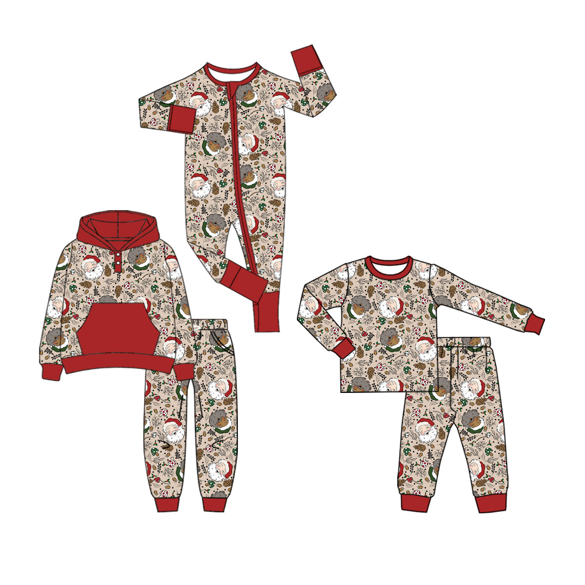 25.7.5 custom each style moq 5eta 4-6week Sibling Sisters Christmas baby boy long sleeve pants sets 1 and sets 2 and rompers match family design