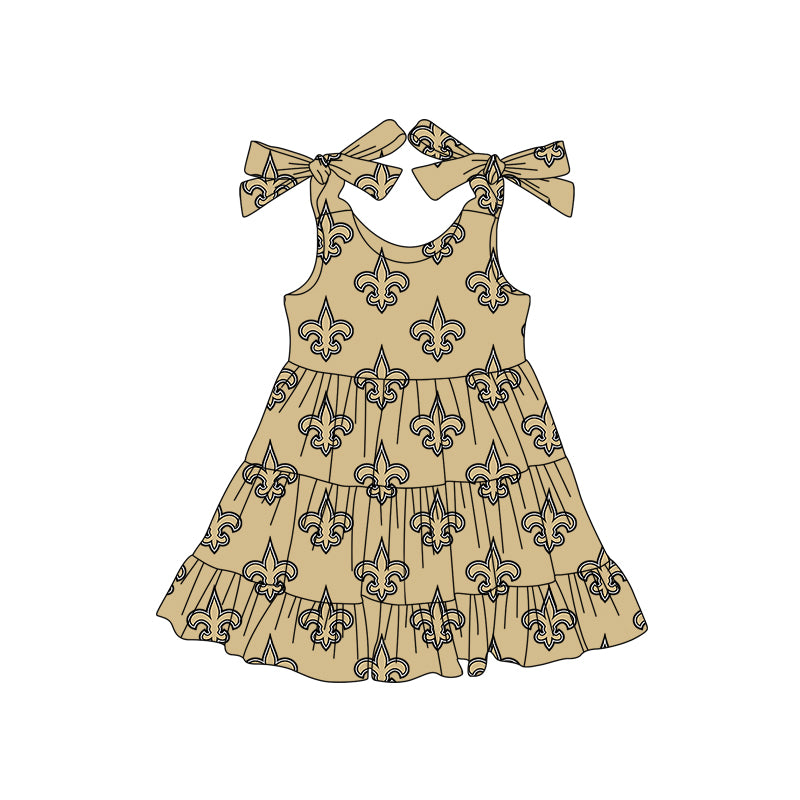 Custom moq 5 mix size milk silk summer teams baby girls clothes team khaki sleeveless shorts sets and skirts sets and dress and jumpsuit-25.7.15