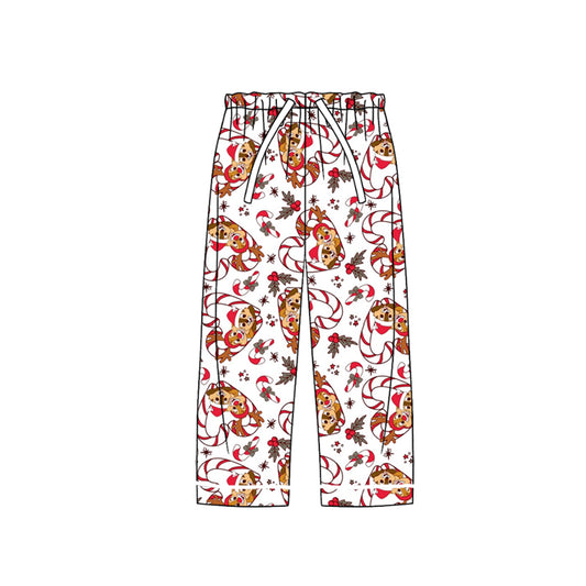 7.22 custom each style moq 5eta 4-6week adult clothes Christmas red adult man pants