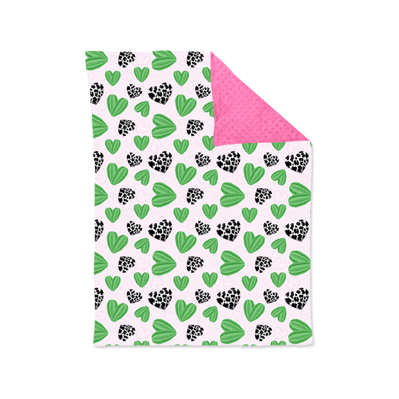 10.1 custom each style moq 5 eta 4-6week love pink baby blanket kids blanket design