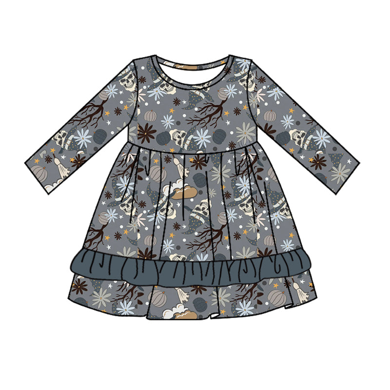 8.7 custom each style moq 5eta 4-6week Sibling Sister pumpkin dark gray baby boys sets and dress and rompers match family design