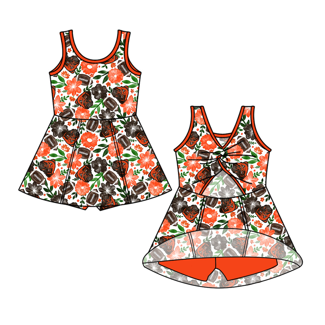 Custom moq 5 mix size milk silk summer teams Baby Girl Sleeveless Top And Shorts Set Sleeveless Skirt Set Yoga Dress Romper