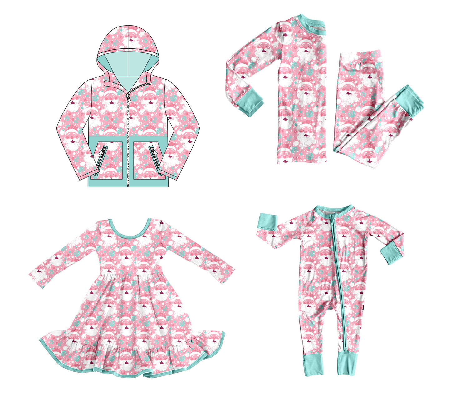 25.8.16 custom each style moq 5 eta 4-6week Sibling Sisters Christmas baby girl long sleeve pants sets and romper and dress and hooded top match family design