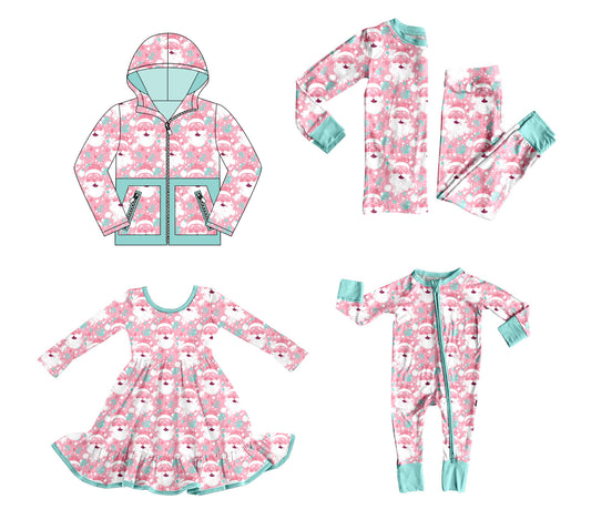 25.8.16 custom each style moq 5 eta 4-6week Sibling Sisters Christmas baby girl long sleeve pants sets and romper and dress and hooded top match family design