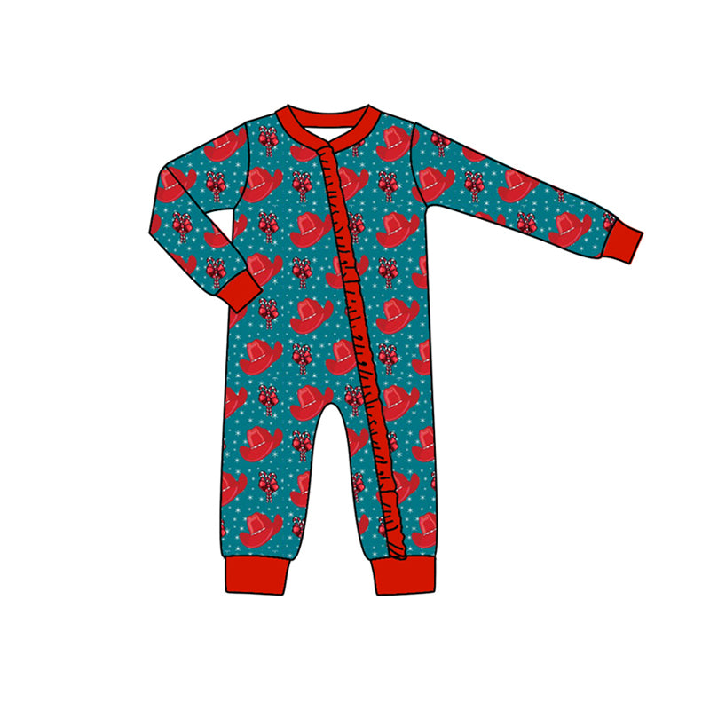 6.28 custom each style moq 5eta 4-6week Sibling Sister red hat baby girls sets and dress and rompers match family design