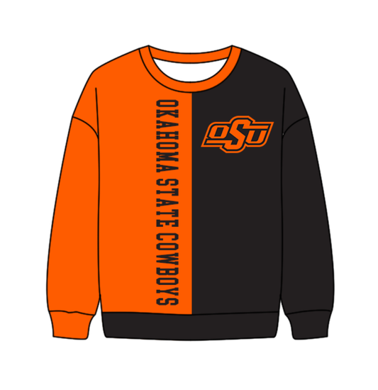 10.4-3-Custom moq 8 mix size milk silk summer team baby boys clothes orange and black long sleeve top-25.10.9