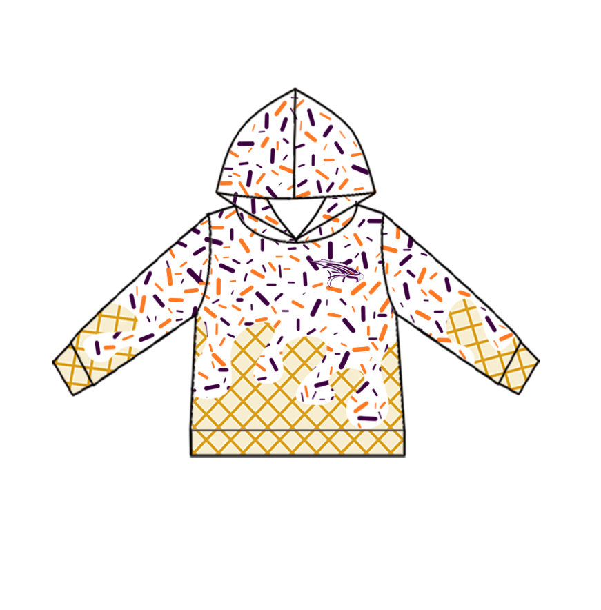 Custom moq 5 mix size milk silk summer teams baby girls clothes bow purple hooded long sleeve pants sets and boy sets and dress and hooded top and pant-25.8.15