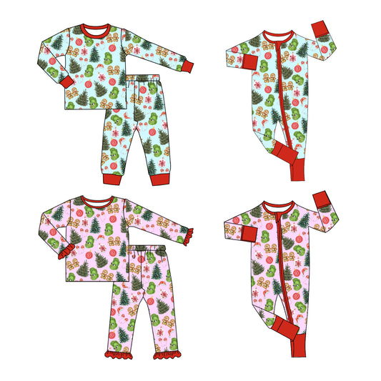 25.8.4 custom each style moq 5 eta 4-6week Sibling Sisters Christmas baby girl long sleeve pants sets 1 and sets 2 and romper 1 and romper 2 match family design
