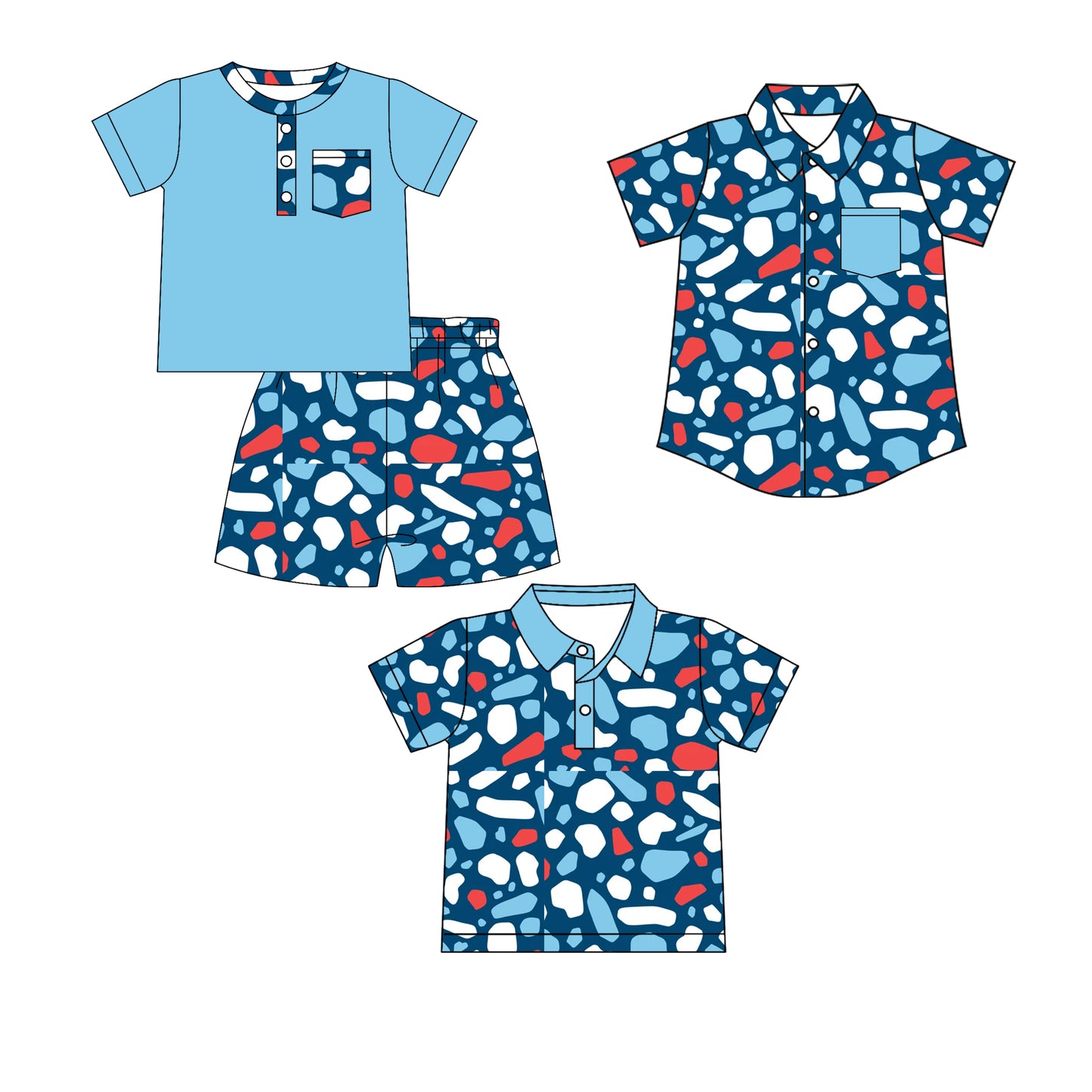 26.1.13 custom each style moq 5 eta 6-8 week Sibling Sister baby boy short sleeve shorts sets and top 2 match family design