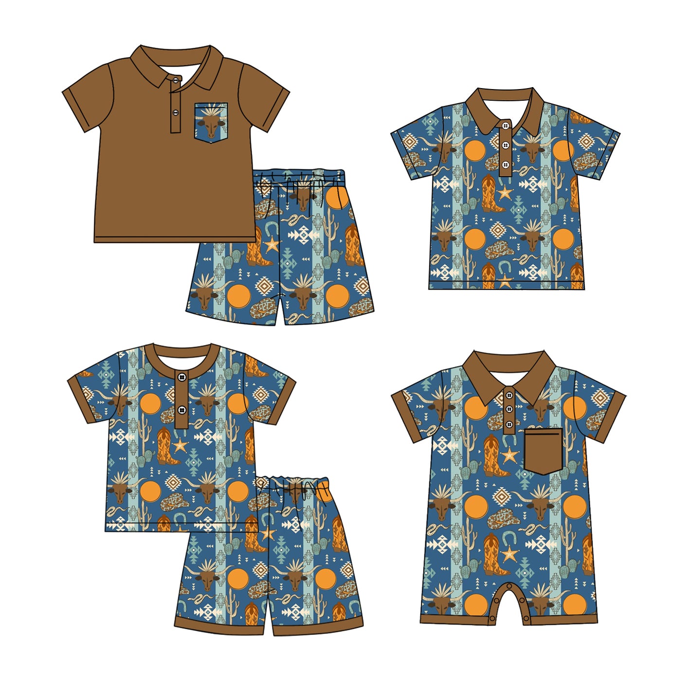 12.19 custom each style moq 5eta 4-6week Sibling Sister boots baby girl sets 1 and sets 2 and boy rompers and top match family design