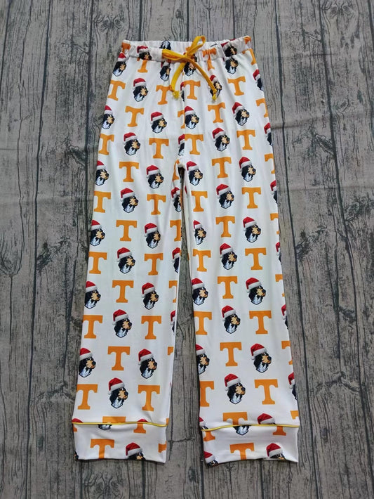 Custom moq 5 mix size milk silk summer teams adult clothes orange pants-25.8.26