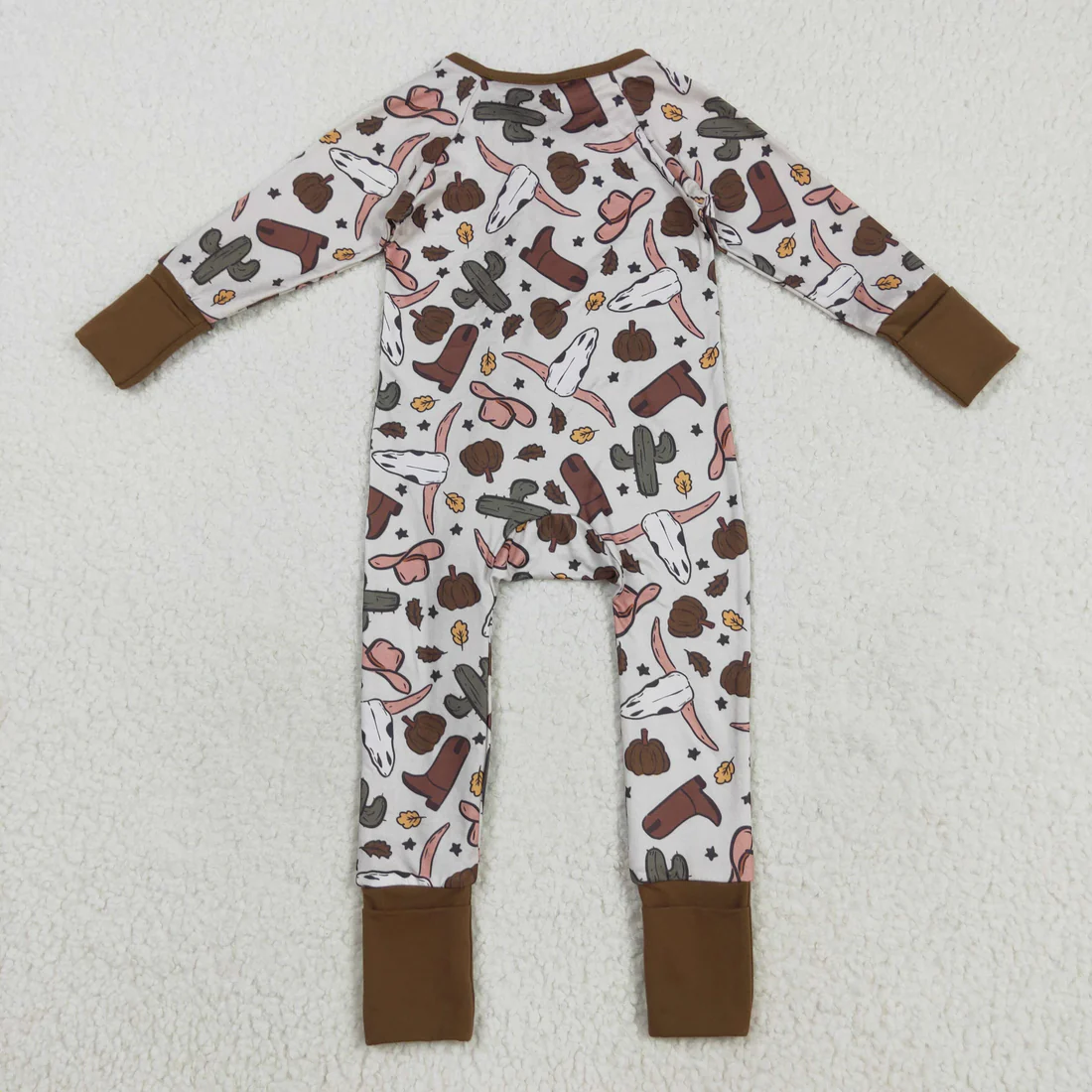 RTS NO MOQ Sibling Baby boy girls clothes western boots long-sleeve rompers