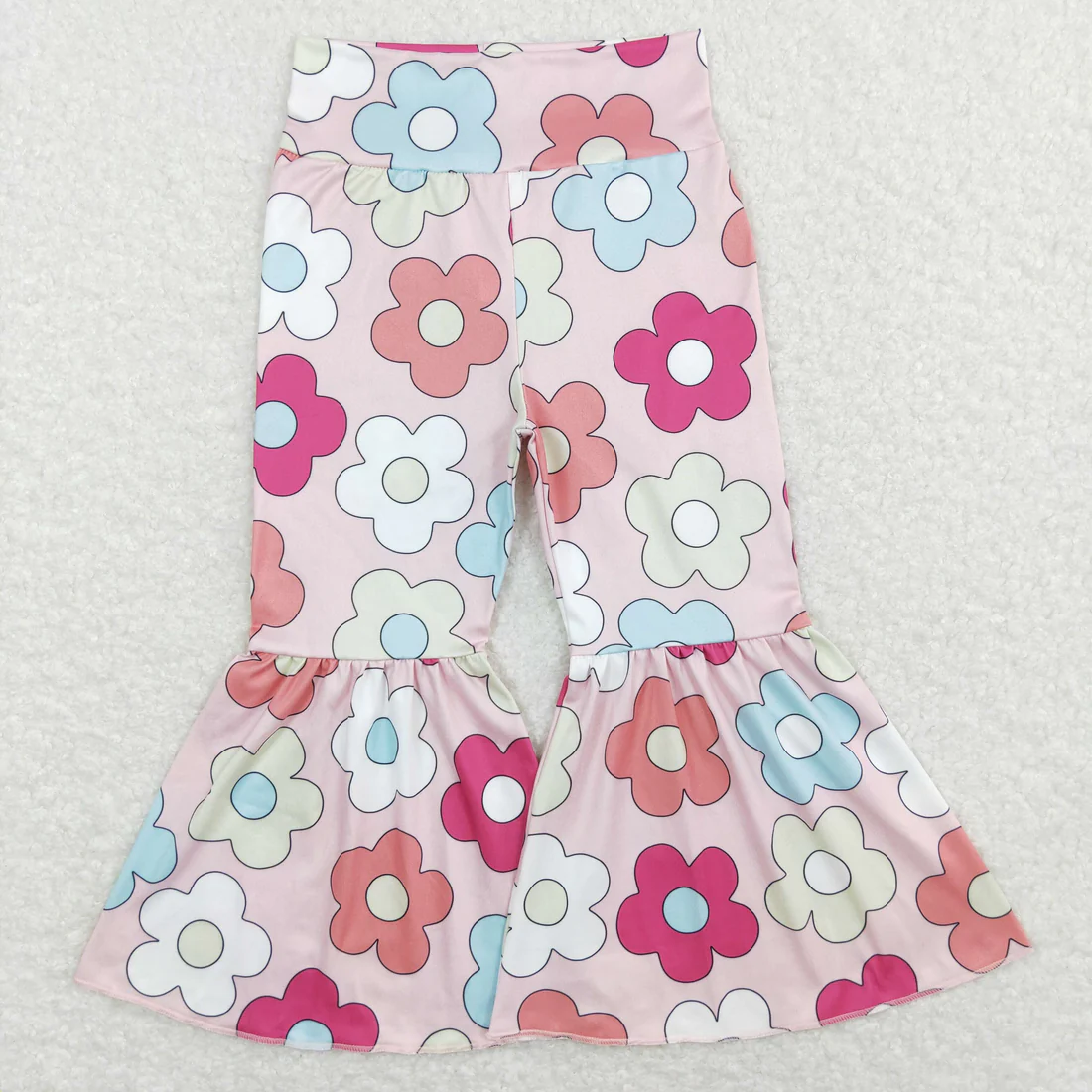 RTS NO MOQ Sibling Baby girls clothes Summer floral long pants