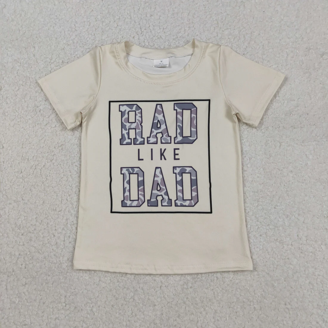 RTS NO MOQ Sibling baby boys clothes camouflage MAMA BOY short-sleeved tops