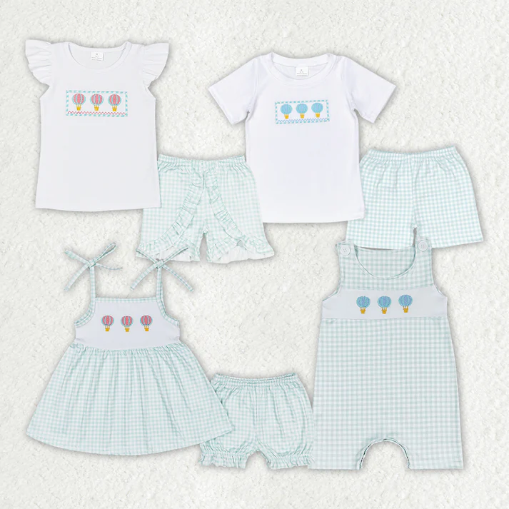 RTS Boys and girls Short Sleeve Shorts sets dress