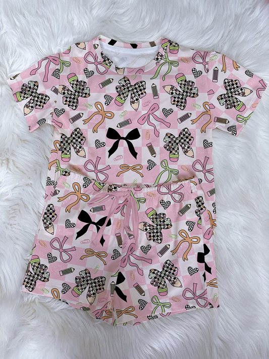 Custom moq 5 each style eta 6-7weeks baby girl clothes short sleeve shorts suits