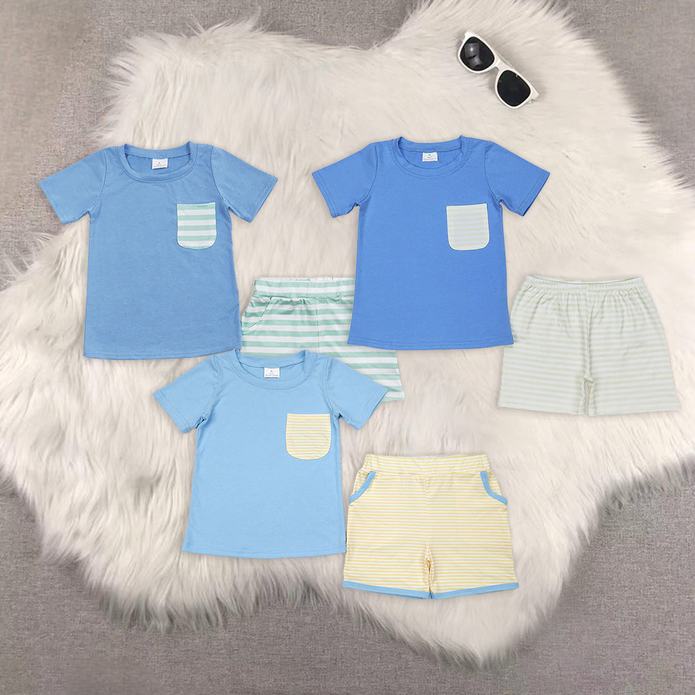 RTS baby girls Boys clothes summer Short Sleeve Shorts sets