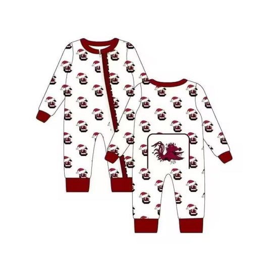custom moq 3 eta 4/6 weeks baby girls clothes team long sleeve jumpsuit