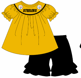 Custom summer teams baby girls clothes team yellow short sleeve shorts sets 3 and briefs sets and dress and rompers-25.7.23
